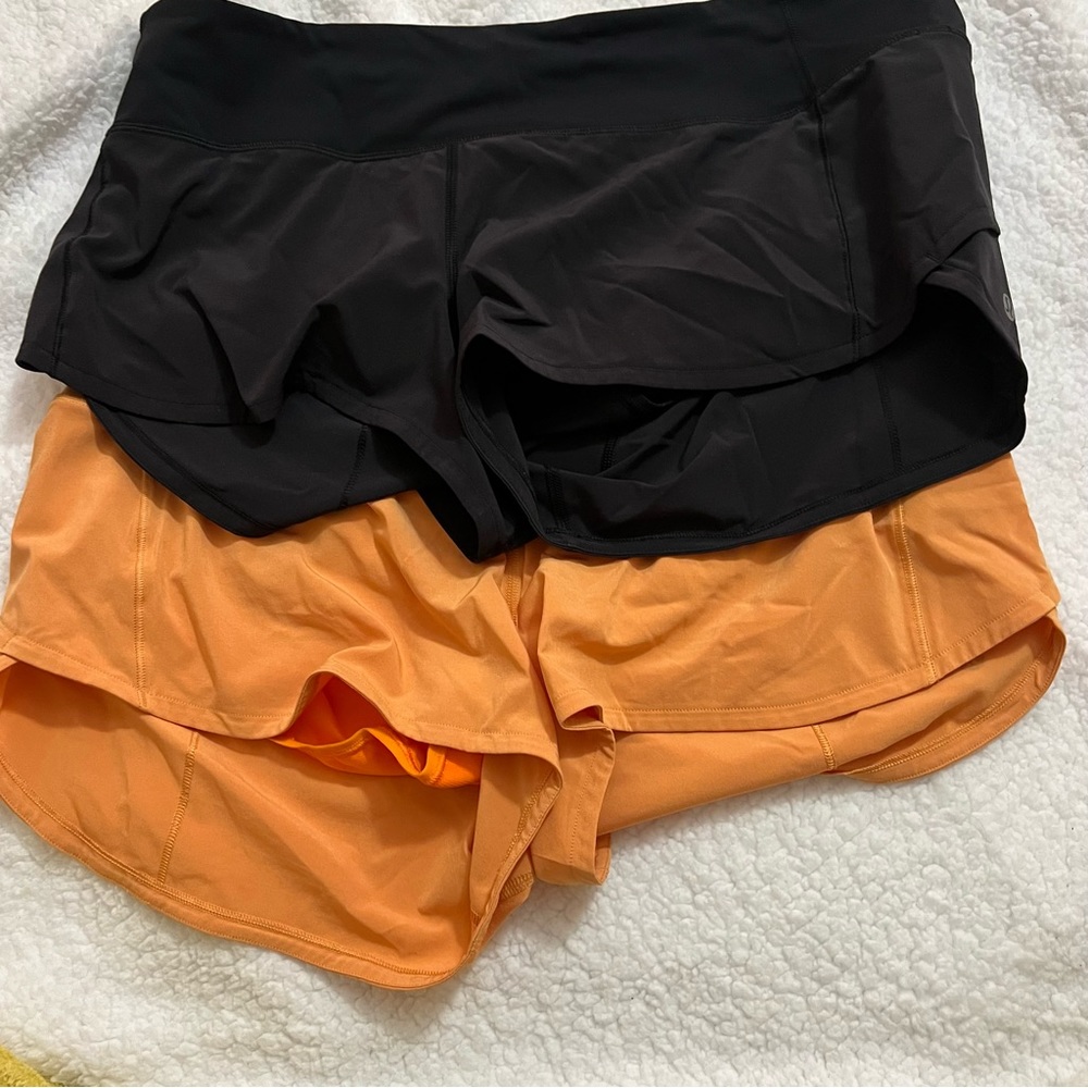 Lululemon speed up shorts bundle size 8